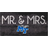 Fan Creations MTSU Raiders Mr. & Mrs. Sign Black/Blue/White Wall Decor 30.5x15.2cm