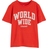H&M Boy's Cotton T-shirt - Red/World Wide Champ
