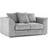 Debenhams Luxor Jumbo Silver Sofa 150cm 2 Seater