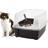 Iris USA Open Top Cat Litter Tray with Scoop