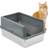 Iprimio Stainless Steel Cat Litter Box XL