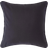 Homescapes Cotton Plain Cushion Cover Black (60x60cm)
