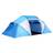 OutSunny 4-6 Man Two Bedroom Hiking Sun Shelter UV Protection Tunnel Tent