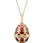 Faberge Year Of The Tiger Surprise Locket Necklace - Gold/Red/Diamonds