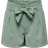 Only Regular Fit High Waist Shorts - Groen/Lily Pad