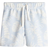 H&M Sweat Shorts with Print - Light Blue/Patterned (1228402003)