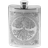 English Pewter Tree of Life Hip Flask 17cl