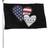 Generic043 Interlocking Hearts USA Chicago Flag 150x90cm