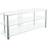 Mahara Universal Clear Glass TV Bench