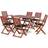 Rowlinson Plumley Patio Dining Set, 1 Table incl. 6 Chairs
