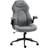 Vinsetto Comfy Computer Chair with Adjustable Arms Light Grey Office Chair 122cm