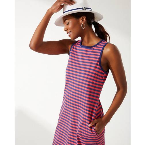 Tommy Bahama Aubrey Resort Stripe Tank Dress Island • Price