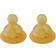 Hevea Natural Rubber Nipple Slow Flow 0m+ Anti Colic 2-pack
