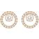 Swarovski Creativity Earrings - Rose Gold/White