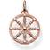 Thomas Sabo Karma Wheel Pendant - Rose Gold/White