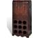 vidaXL Antique Wooden Wine Rack 27x79cm