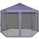 vidaXL Hexagonal Pop-Up Tent 3.1x3.6 m