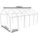 vidaXL Steel Frame For Party Tent 40267 5x10 m