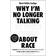 Why I’m No Longer Talking to White People About Race: The Sunday Times Bestseller (Paperback, 2018)
