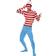 Smiffys Where's Wally? Second Skin Costume