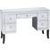 LPD Furniture Valentina Silver Dressing Table 44x110cm