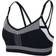 Nike Flyknit Indy Medium Support Sports Bra - Black/White
