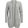 Vila Basic Knitted Cardigan - Grey/Light Grey Melange