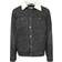 Urban Classics Sherpa Denim Jacket - Black Washed