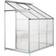 tectake Wall 2.39 m² with Base Aluminum Polycarbonate
