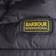 Barbour Oustan Hoodie Slim Quilted Jacket - Black