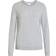 Vila Ril Round Neck Knitted Pullover - Grey/Light Grey Melange