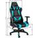 tectake Premium Twink Gaming Chair - Black/Azure