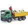 Bruder Man TGS Truck with 3 Glas Recycling Containers & Bottles 03753
