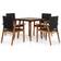 vidaXL 44074 Patio Dining Set, 1 Table incl. 4 Chairs