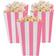 Amscan Popcorn Box Pink/White 5-pack