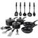 Morphy Richards Equip Cookware Set with lid 14 Parts