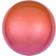 Amscan Foil Ballon Ombré Orbz Red/Orange
