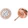 Michael Kors Pavé Earrings - Rose Gold/Transparent