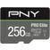 PNY Pro Elite microSDXC Class 10 UHS-I U3 V30 A1 100/90MB/s 256GB +Adapter