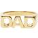 Maria Black Dad Ring - Gold