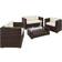 tectake Munich Outdoor Lounge Set, 1 Table incl. 2 Chairs
