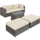 tectake San Domino Outdoor Lounge Set, 1 Table incl. 2 Chairs
