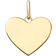 Thomas Sabo Engravable Heart Pendant - Gold