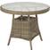 tectake Aluminium rattan garden furniture set Zurich with 4 armchairs and table Patio Dining Set, 1 Table incl. 4 Chairs