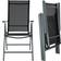 tectake Garden Table and chairs furniture set 8+1 Patio Dining Set, 1 Table incl. 8 Chairs