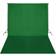 vidaXL Backdrop Cotton Green 500x300 cm Chroma Key