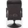 X-Rocker Deluxe 4.1 Chenille Pedestal Gaming Chair - Black