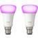 Philips Hue White and Colour Ambience LED Lamp 10W B22 2-pack Starter Kit