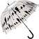 Esschert Design Birds on Wire Umbrella Black/Transparent