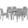 Beliani Fossano Patio Dining Set, 1 Table incl. 6 Chairs